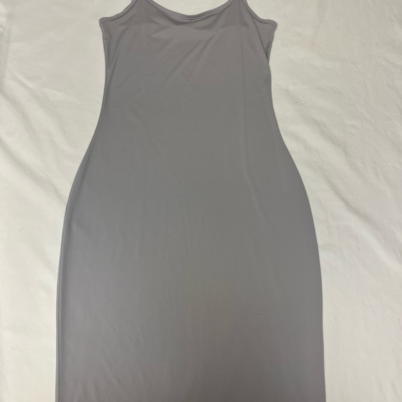 Karen Millen Gray Slip‎ Dress Size 6 Knee Length - Picture 1 of 9